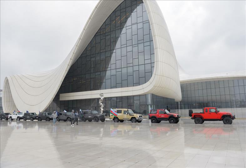 Azerbaijan's Automobile Federation Holds Rally Of Off-Road Vehicles