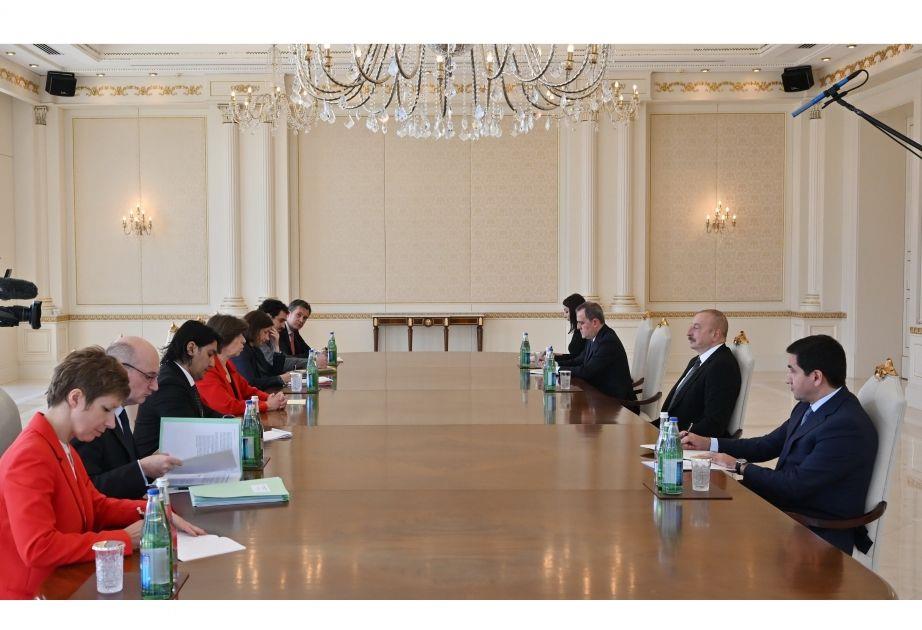 Azerbaijani President Receives Minister For Europe And Foreign Affairs Of France