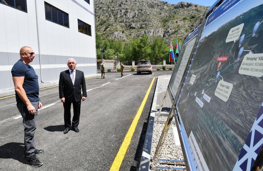 Azerbaijani President Views Construction Progress At“Sarigishlag” Hydroelectric Power Station Owned By“Azerenergy” In Zangilan
