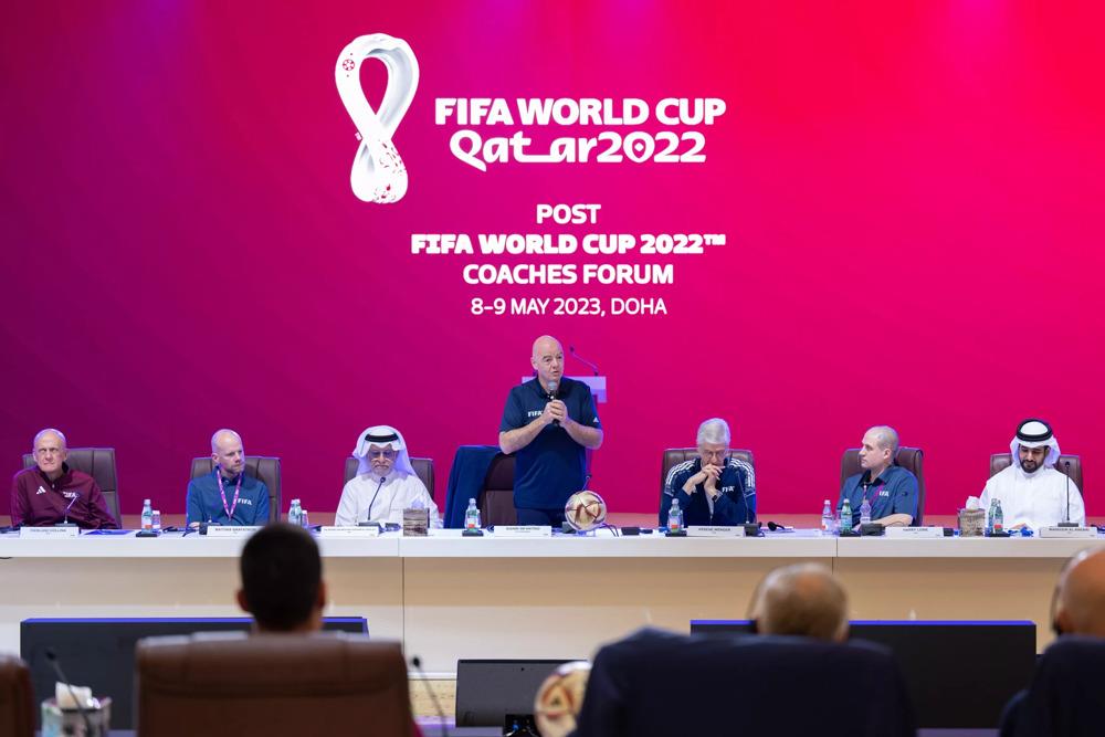 Infantino Expresses Admiration And Gratitude To Qatar 2022 Coaches