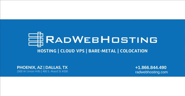 Rad Web Hosting – RDP And VPS Reseller Program