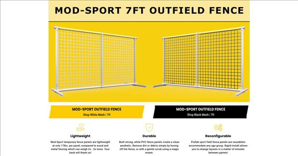 Mod-Fence Systems Announces Upgraded Sport Outfield Fencing