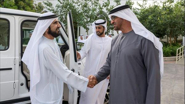 Look: UAE President Meets Sheikh Mohammed Bin Rashid At Abu Dhabi Palace