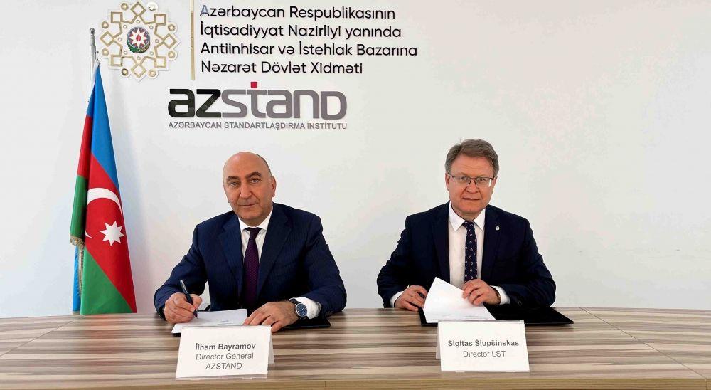 Lithuania's LST & Azerbaijan's AZSTAND Ink Memorandum Of Understanding