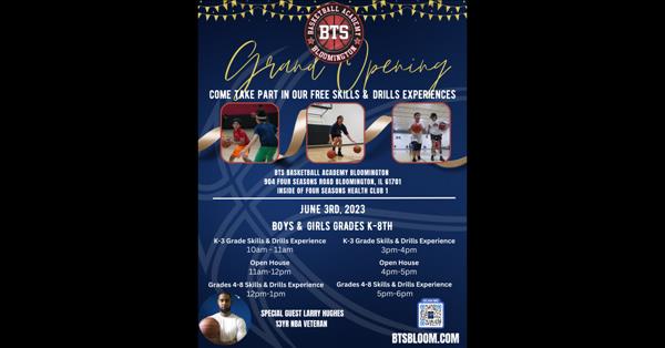 Grand Opening Of BTS Basketball Academy In Bloomington, Illinois