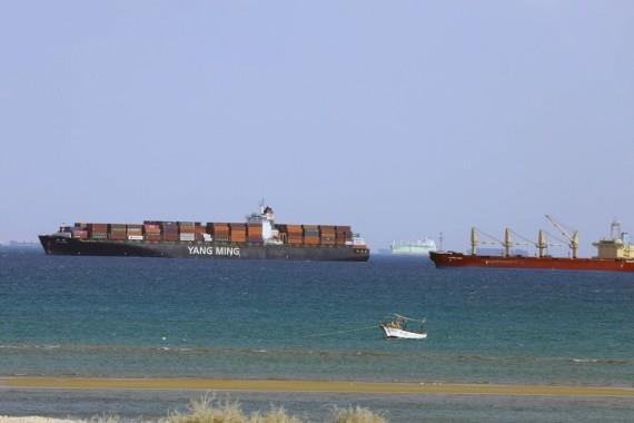  HK-Flagged Ship Runs Aground In Egypt's Suez Canal 