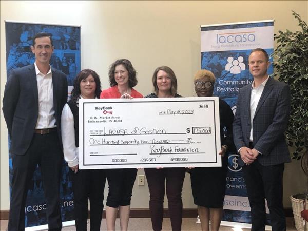 Keybank Foundation Awards Lacasa $175,000 To Expand Financial Education In Elkhart County