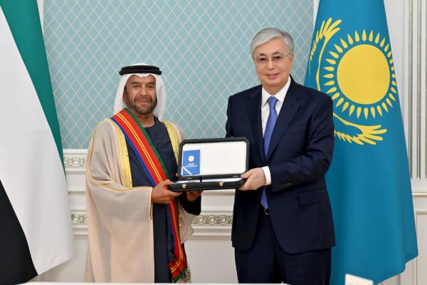 President Of Kazakhstan Bestows 'Order Of Friendship' On Suroor Bin Mohammed