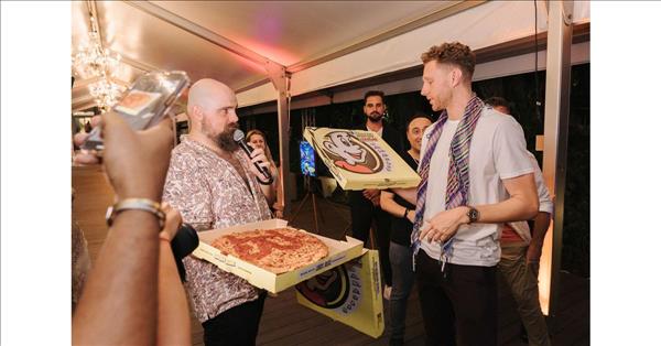 Hungry Howie's Pizza Makes History: 2 Pizzas Sell For 10,000 Bitcoin At A Miami Pizzaart Event