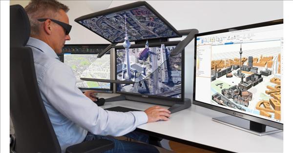 Esri Arcgis Pro Certified For 3D Stereo Visualization With 3D Pluraview Monitors