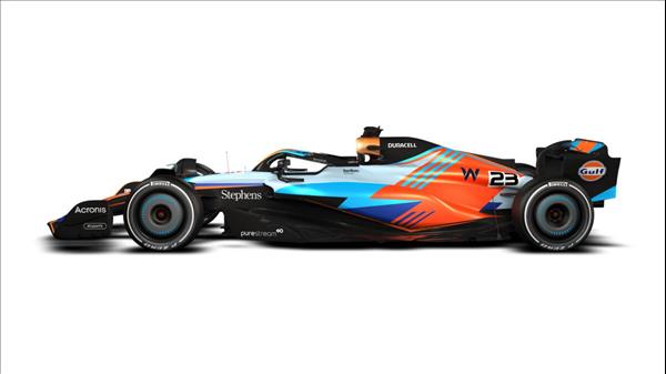 Gulf Oil International And Williams Racing Announce F1 Fan-Voted Livery