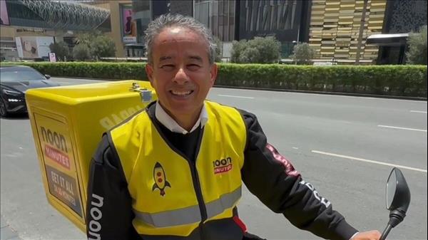 Watch: Emirati Businessman Dresses As Delivery Rider, Joins Influencer To Bike Around Dubai