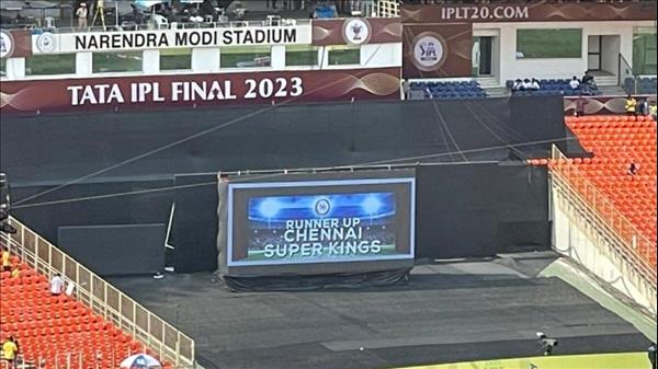 IPL 2023: Why Did The Screen At Final Game Project 'Runner Up Chennai Super Kings' Before Match?