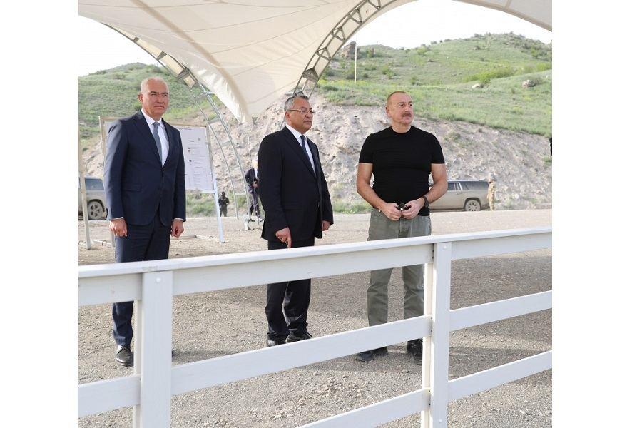 President Ilham Aliyev Got Acquainted With Progress Of Construction Work In Village Of Zabukh In Lachin District (PHOTO/VIDEO)