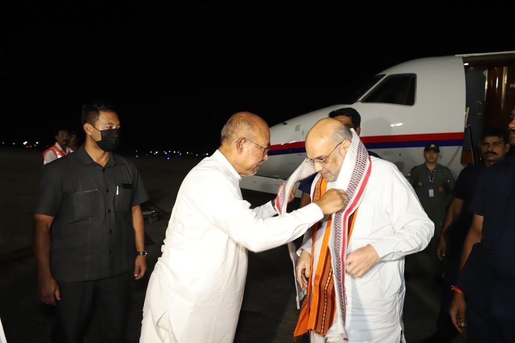  Shah Arrives In Violence-Hit Manipur, To Hold Talks To Check Hostilities 