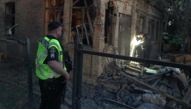 Police Show Aftermath Of Russia's Overnight Attack On Kyiv Region