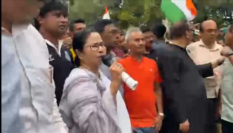  Mamata Joins Protest Rally In Kolkata On Wrestlers' Issue 