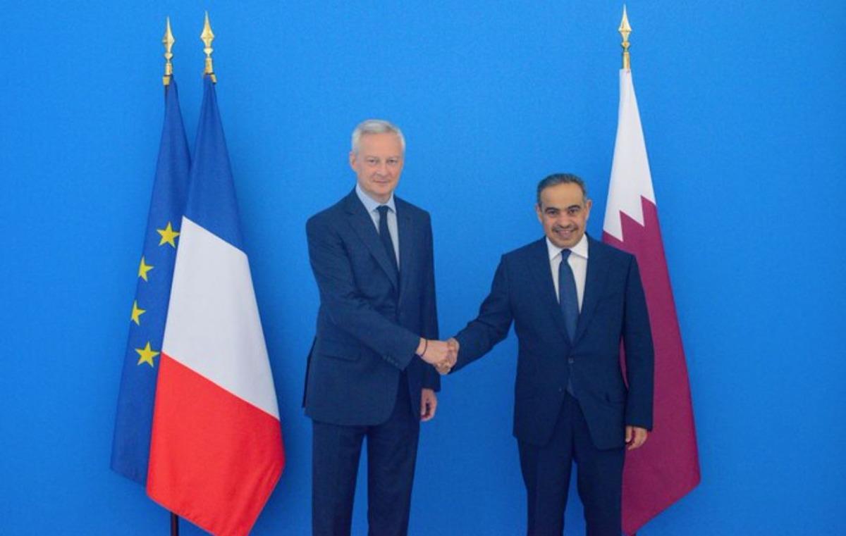 Minister Of Finance Meets French Minister Of Economy, Finance, Industrial, Digital Sovereignty