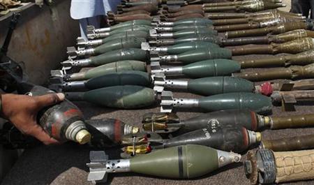 Large Weapon And Ammunition Cache Discovered In Afghanistan's Farah