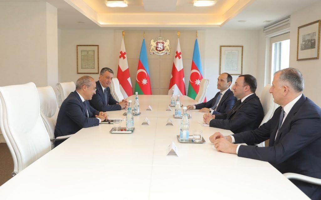 Azerbaijani Minister, Georgian PM Discuss Expansion Of Interstate Economic Ties (PHOTO)