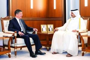 Al-Kaabi Meets Director Of National Energy Administration Of China