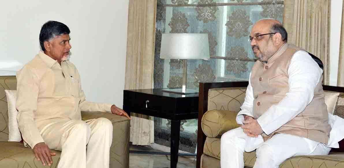  Chandrababu Naidu-Shah Meet Spurs Talk Of TDP-BJP Alliance 