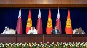 Amir, Kyrgyz President Witness Signing Of Agreements, Memoranda Of Understanding