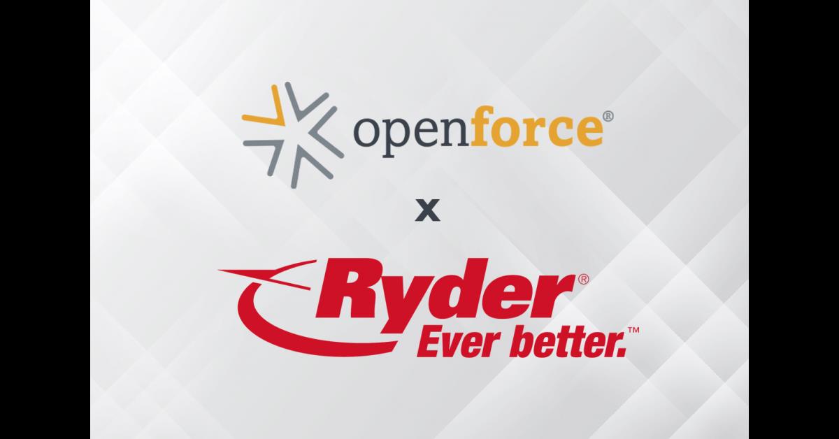Openforce Announces Collaboration With Ryder To Offer Competitive Commercial Vehicle Rentals To Independent Contractors
