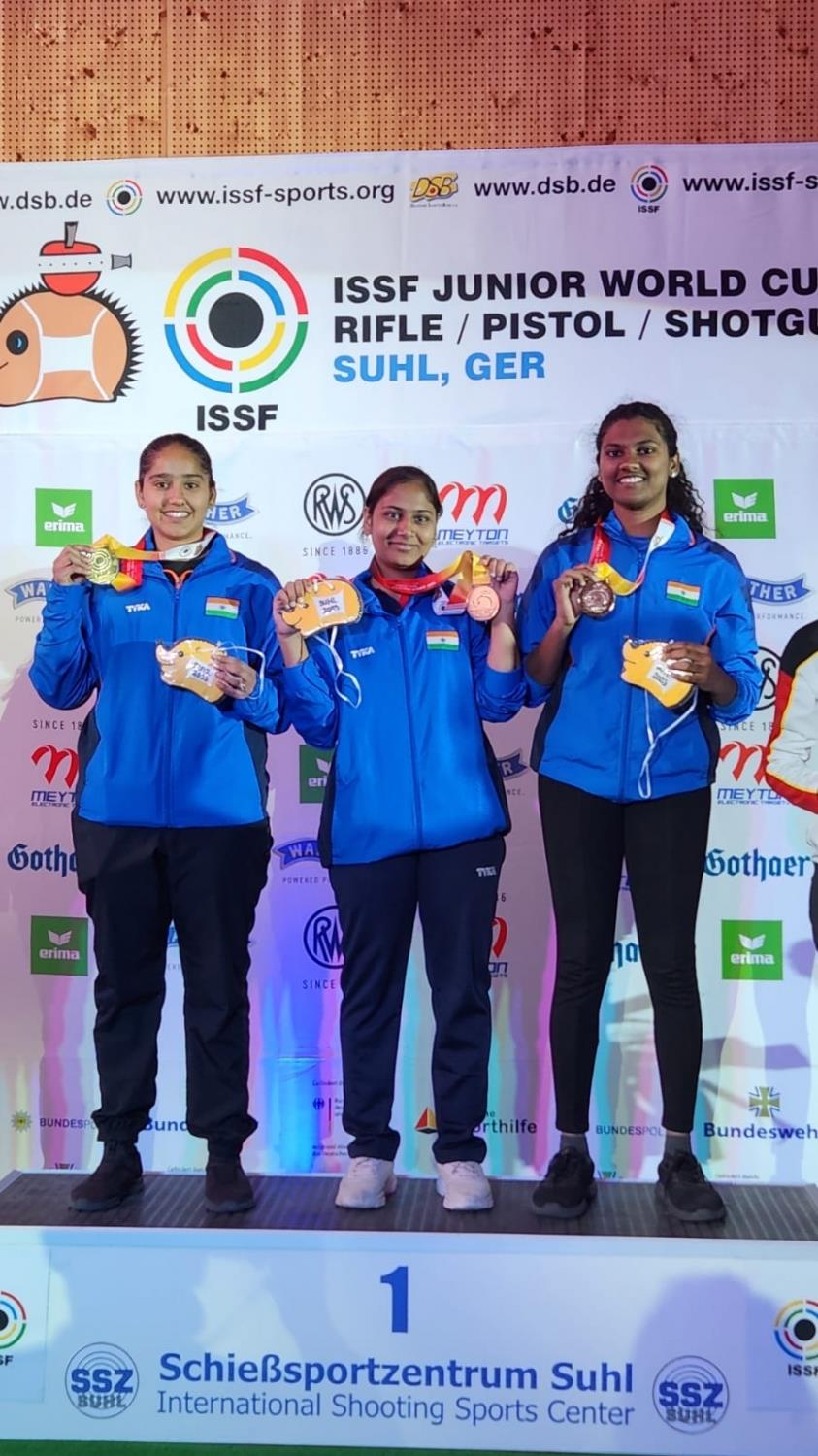  Junior Shooting World Cup: India Finish On Top Of The Medal Tally 