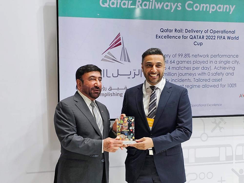 Qatar Rail Bags Top Award For FIFA World Cup 2022 Delivery