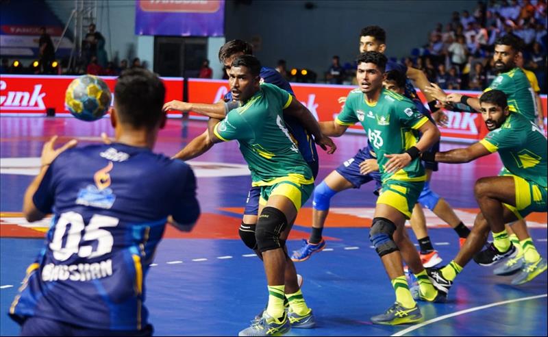  Premier Handball League: Telugu Talons Edge Past Golden Eagles Uttar Pradesh 