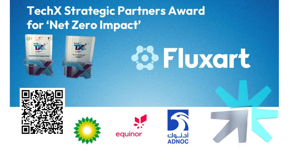 Fluxart Celebrates Remarkable Achievement At Techx Clean Energy Accelerator Program, Earns Net Zero Impact Award