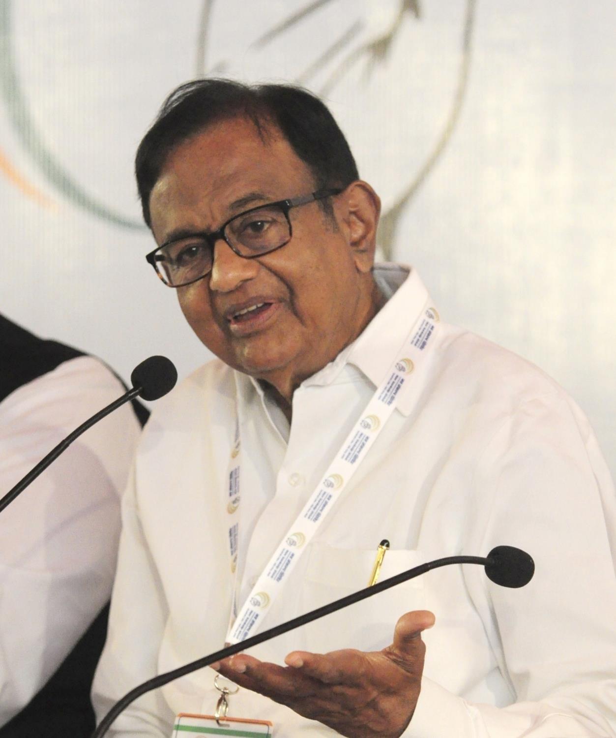  Chidambaram Hits Out At BJP For 'Absolute Intolerance To Any Criticism' 
