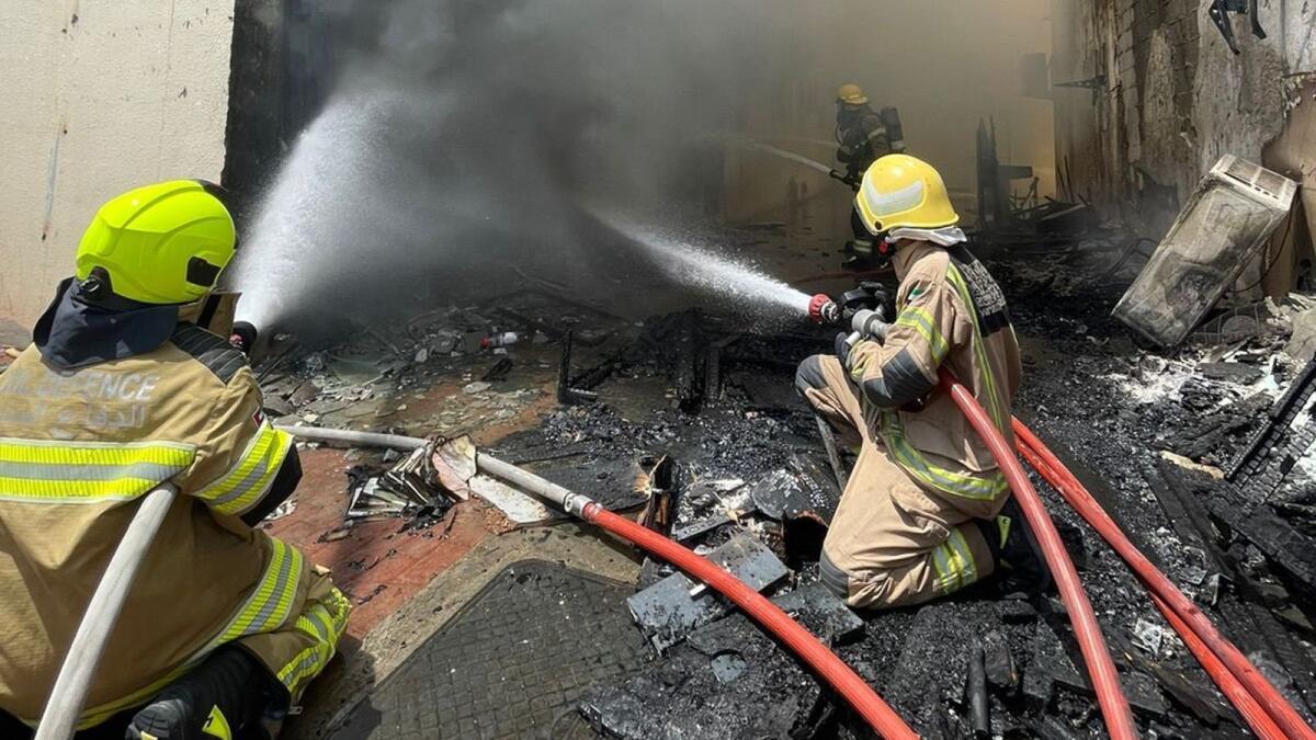 UAE: Fire Breaks Out At Textile Factory In Umm Al Quwain