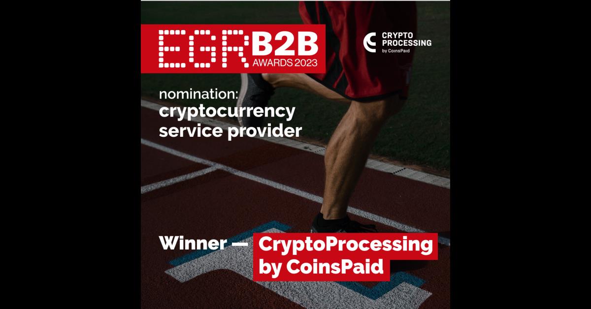 Cryptoprocessing By Coinspaid Earns Prestigious EGR B2B Award In London As A Cryptocurrency Service Supplier - Vimarsana News