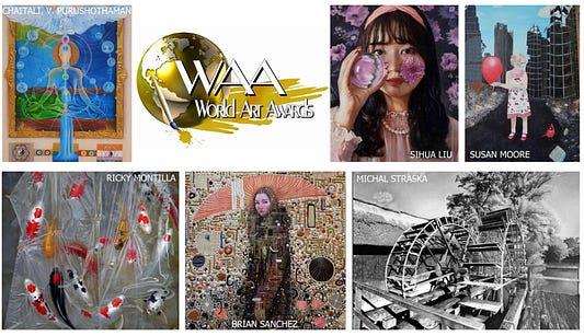 Global Art Awards 6 víťazov kritických cien: Moore, Montilla, Purushothaman, Liu, Straska & Sanchez