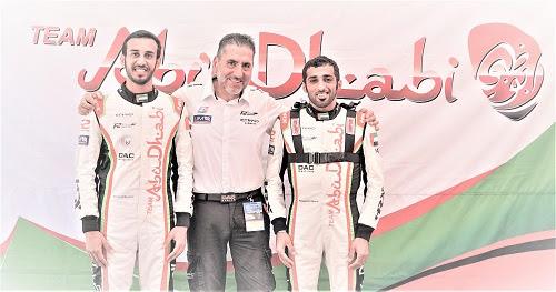 Team Abu Dhabi Manager Guido Cappellini Mansoor Al Mansoori Rashed Al Qemzi