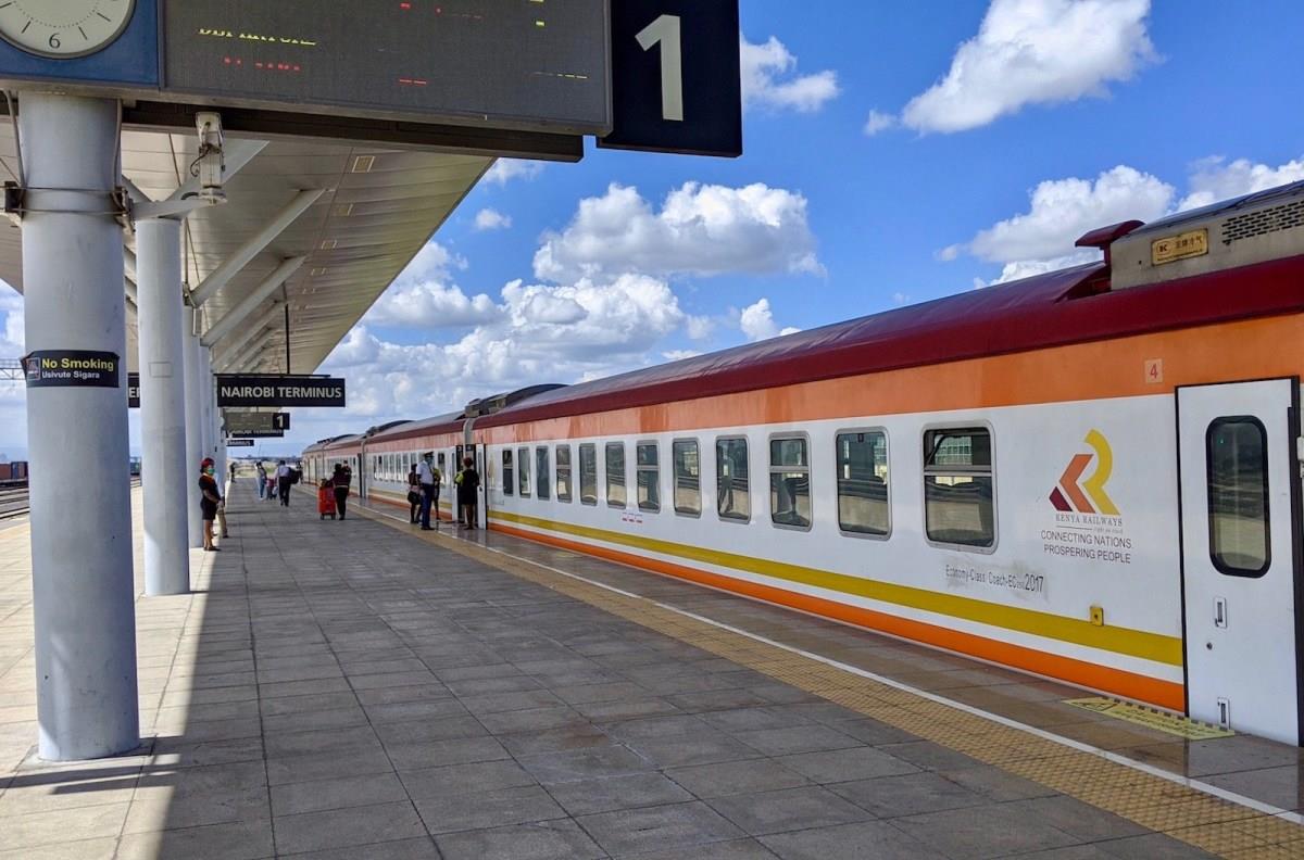 On A China-Built Train From Mombasa To Nairobi