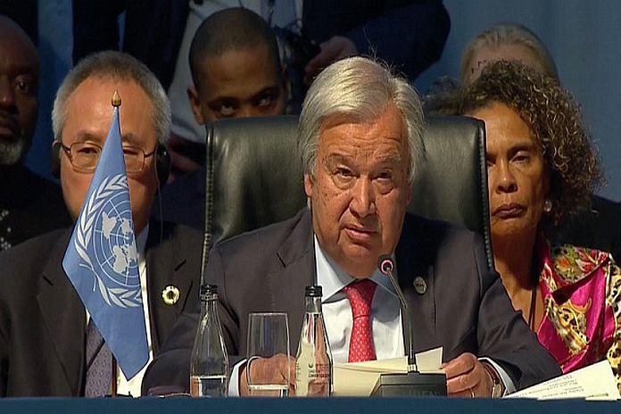 Un Secretary-General Antonio Guterres Speaks At Brics Summit About Two ...