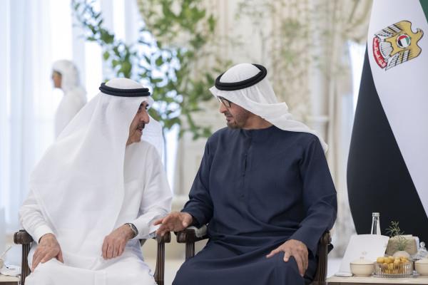 President Receives Ruler Of Umm Al Qaiwain