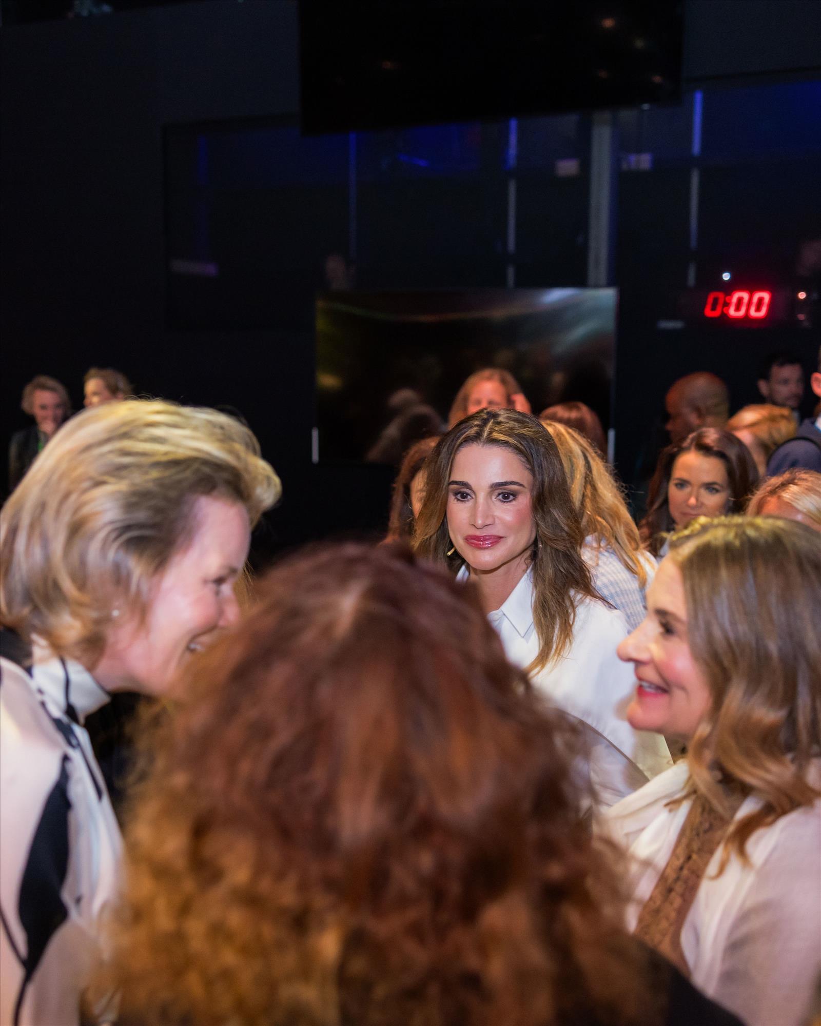 Queen Rania Attends Women Rise For All Event In New York