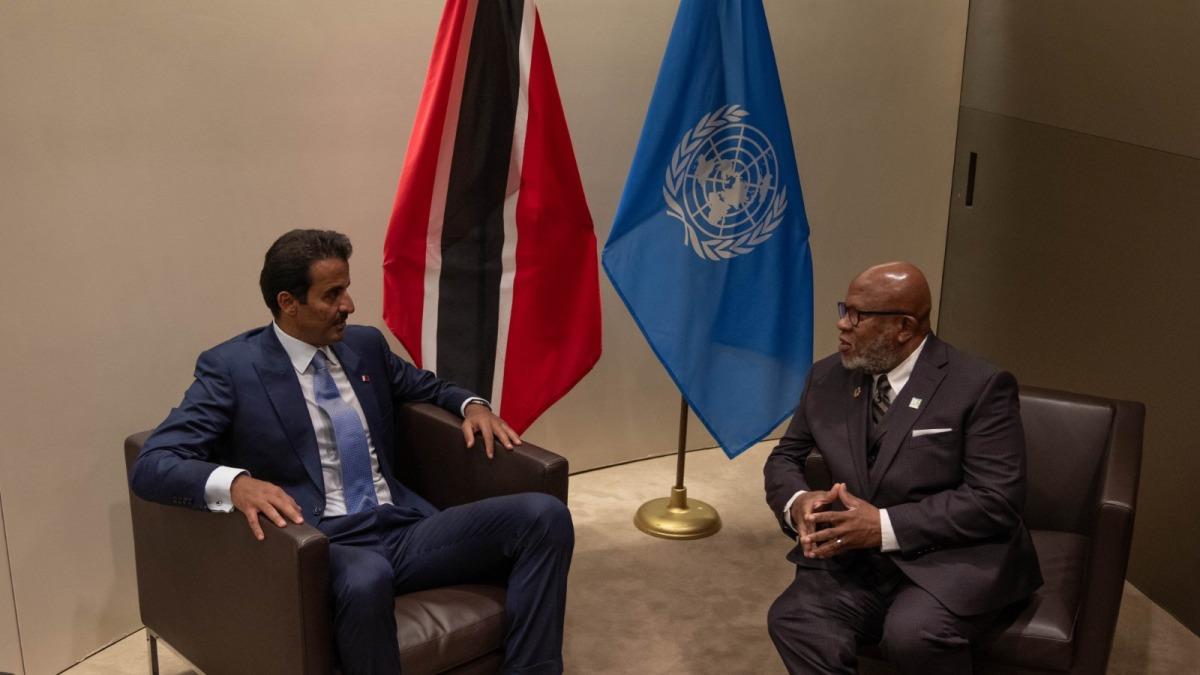 Amir Meets President Of 78Th Session Of UN General Assembly