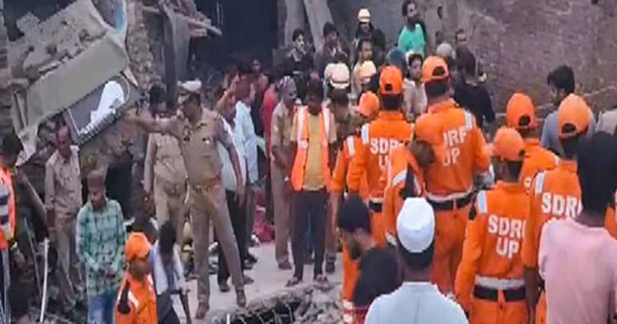 Uttar Pradesh 2 Dead 12 Rescued After Three Storey Building Collapses In Barabanki Check 