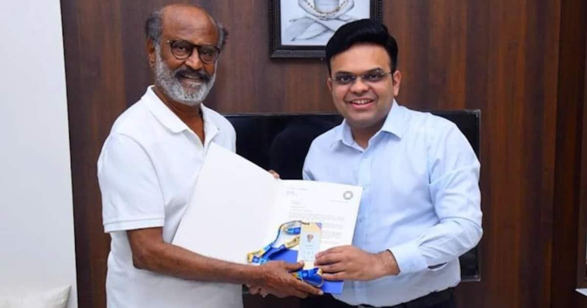ICC Cricket World Cup 2023: Rajnikanth Receives BCCI 'Golden Ticket' From Jay Shah After Amitabh Bachchan