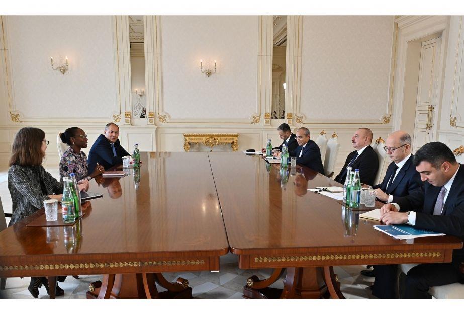 President Ilham Aliyev Receives WB Regional Director For South Caucasus