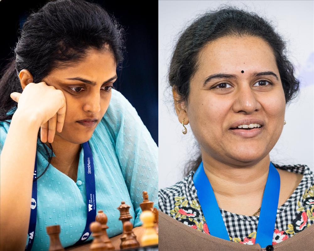 Indian Grandmaster Dronavalli Harika among women chess players