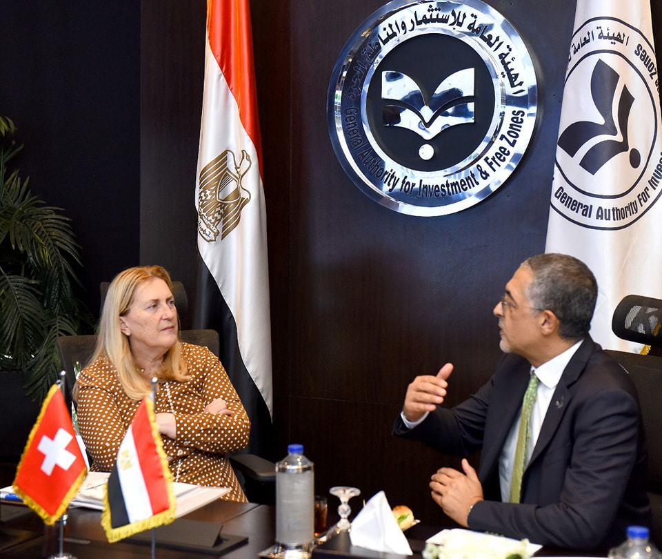 Egypt, Switzerland Discuss Improving Economic Ties, Investment Opportunities