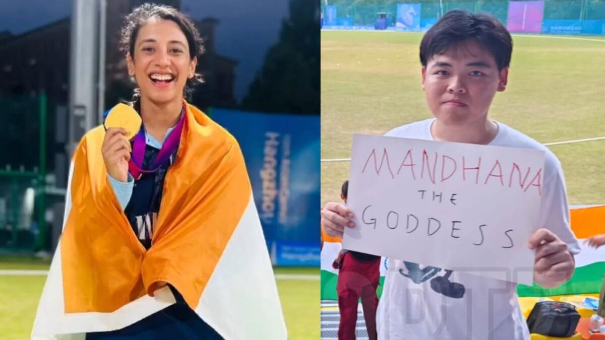 Asian Games: Chinese Cricket Fan Shows His Love For Indian Star Smriti Mandhana