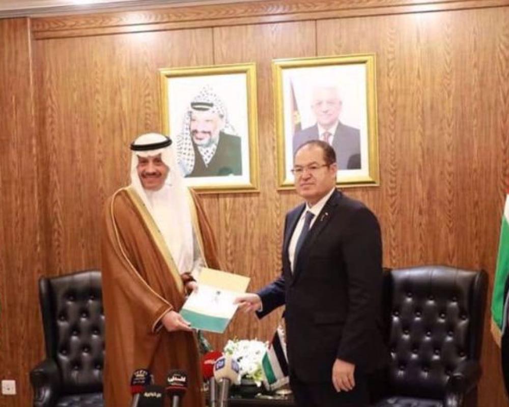 Saudi's 1St Ambassador To Palestine Welcomed By Palestinian