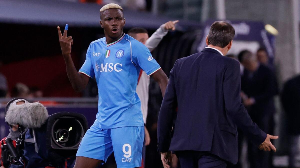 Napoli Forward Victor Osimhen Angered After His Club Posts A Mocking Video Online